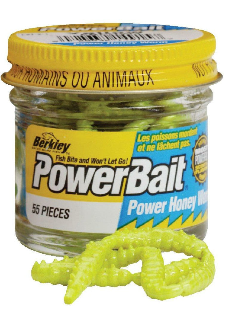 Berkley PowerBait® Honey Worm 1" 55 Jar