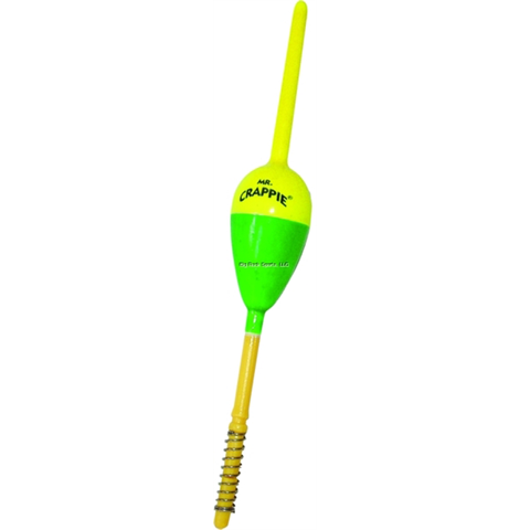 Mr Crappie Balsa Sprang Thang Oval 7/8" Y/G 2 Pk