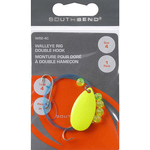 Double Hook Walleye Rig Size 4 WR2-4C