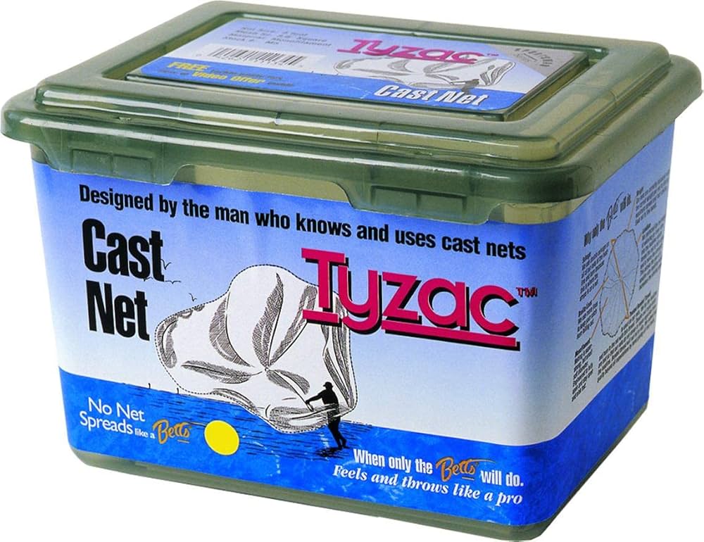 Tyzac Cast Net 3 1/2' Mono 3/8" Mesh Box