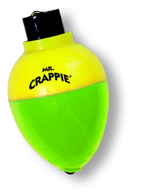 Mr Crappie Rattlin Pear 1" Y/G 3 Pc