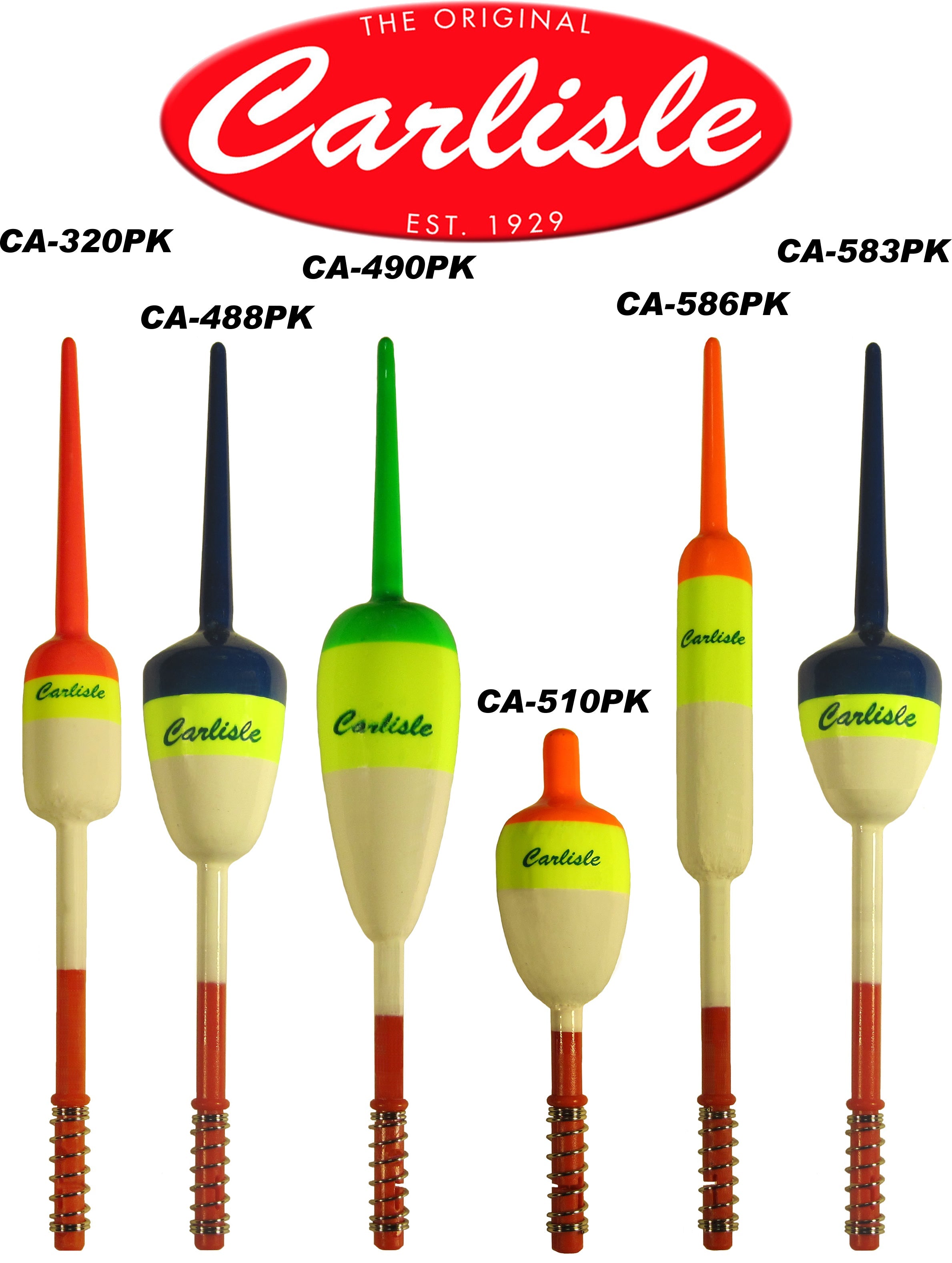 Carlisle Spring Float 3/4" Peacock Pack