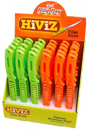 Billy Bay Halo Viz Fillet Knife Display 30 pcs