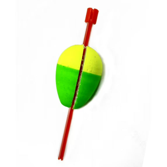 Mr Crappie Twist On Twist Off Unwgt Pear 1" Y/G 2 Pc Zip