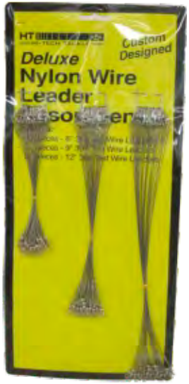 72 PIECE WIRE LEADER ASSORTMENT - DELUXE TWISTED AND CRIMPED