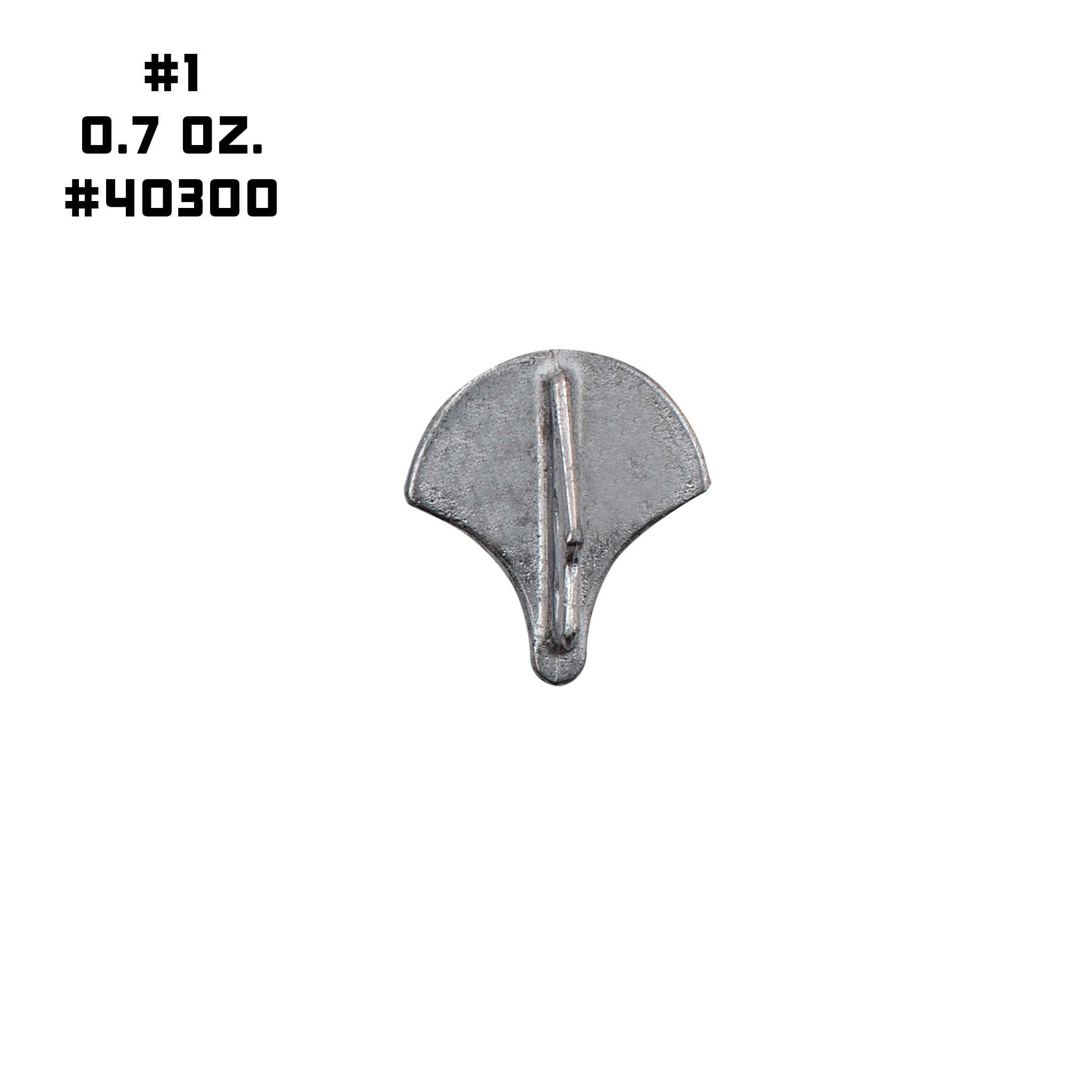Unpainted Stingray Diving Weight for Trolling Systems (#40300)