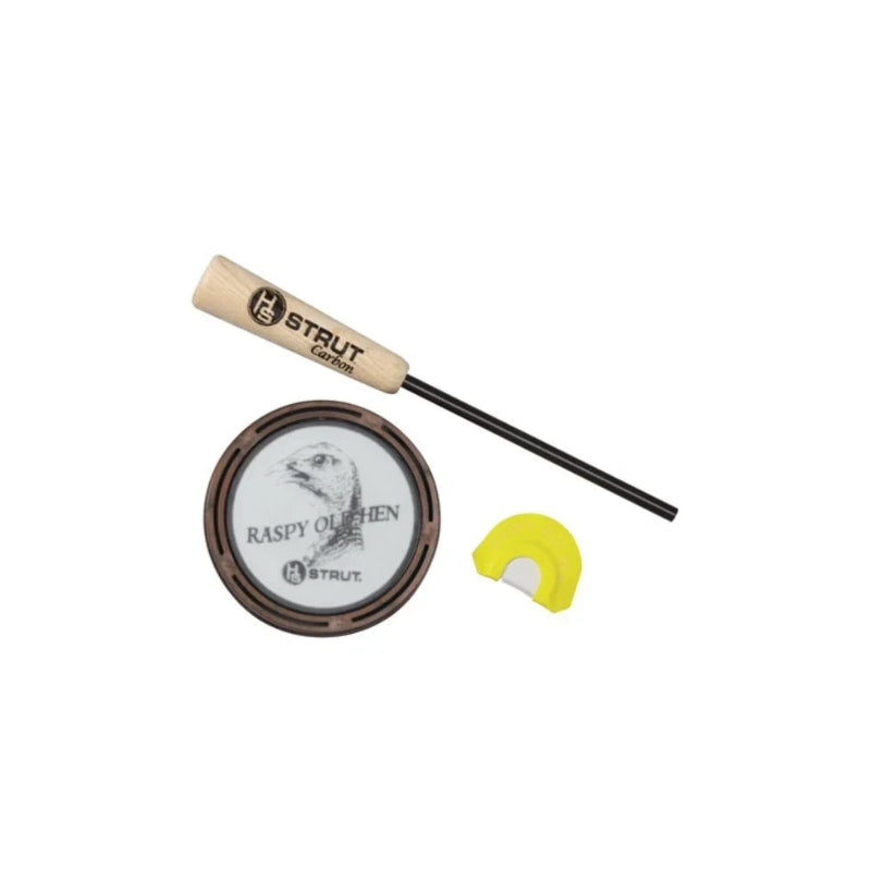 Raspy Old Hen Glass Turkey Call