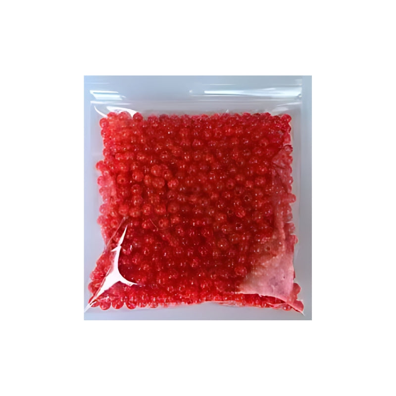 Fluor Red 5mm Beads – 90 pc