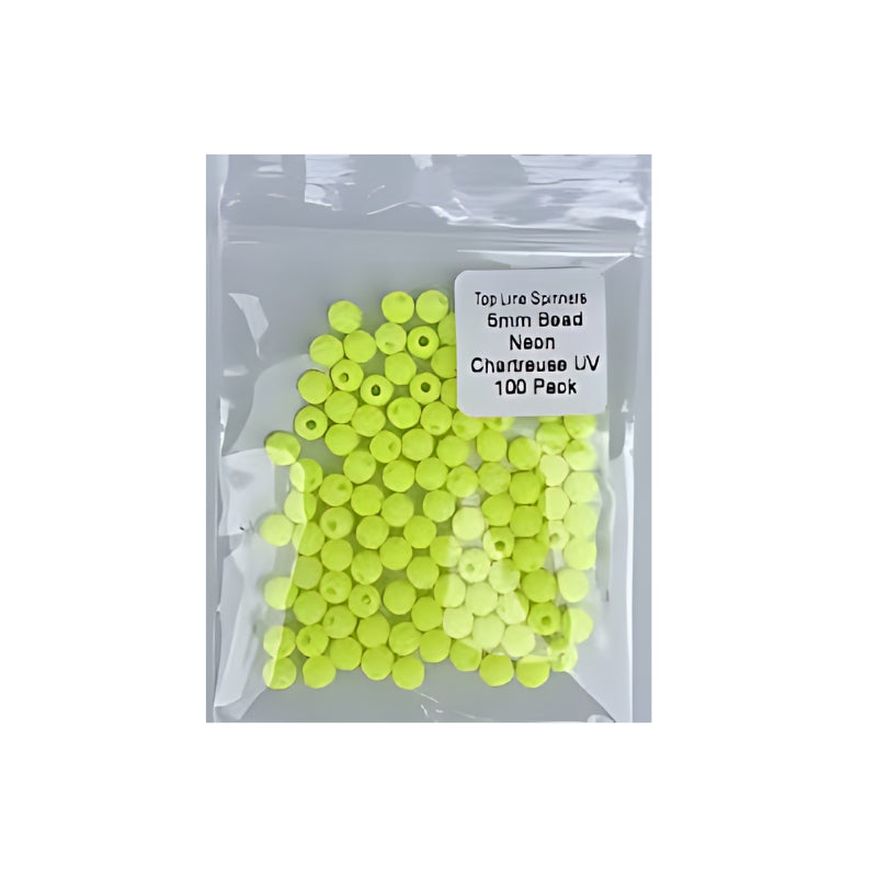 5mm Round Beads – Chartreuse, 90 pk