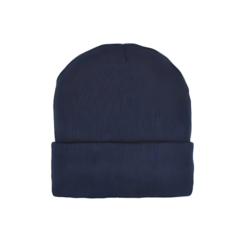 Navy Superstretch Knit Cuff Hat