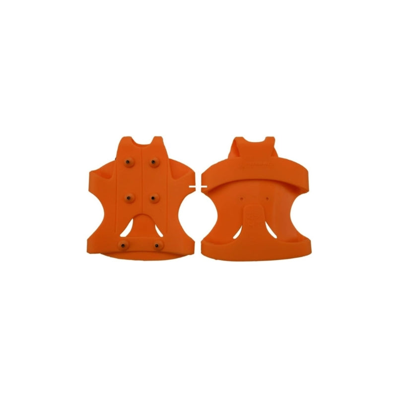 SURE GRIP SAFETY STUD STYLE CLEATS IN SAFETY ORANGE COLOR LARGE SIZE