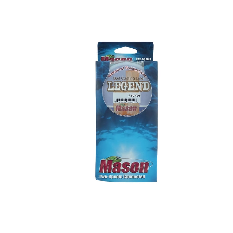 Mason Black Braided Nylon Lines 2/50yd Spools