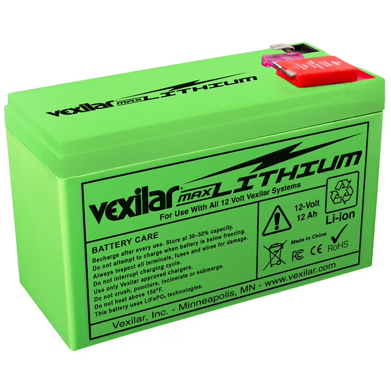 12V - 12Ah Vexilar Max Lithium Battery