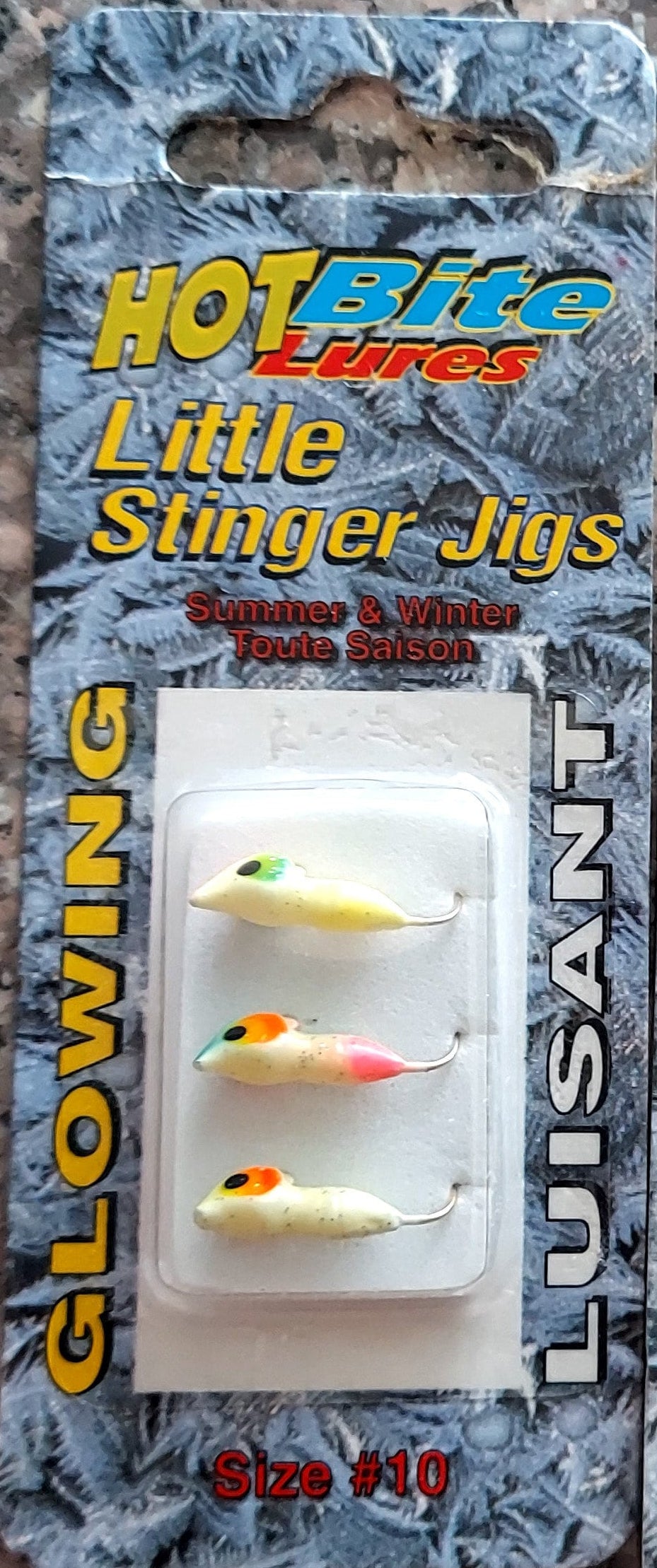 Hot Bite Lures Glowing Ice Mite Micro Jigs