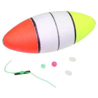 Slip Float Unwgt Oval 3 1/2" R/W/Ch 1 Pc Zip