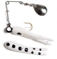 1/8 oz  2" / White/Black Spots 32