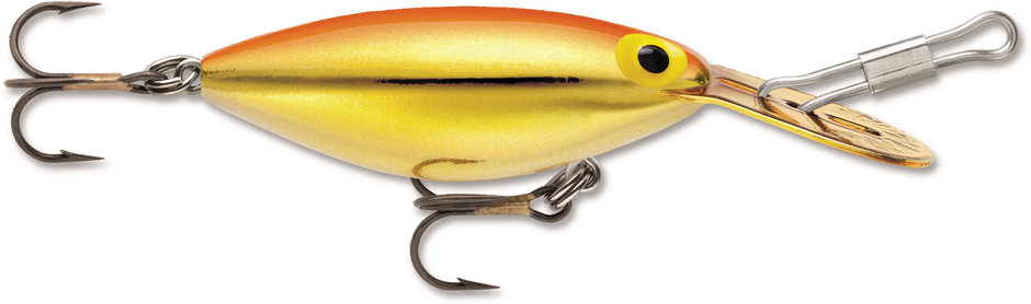 5 / Metallic Gold / Fluorescent Red Back