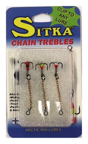 Sitka Treble Chain Hooks 3PK