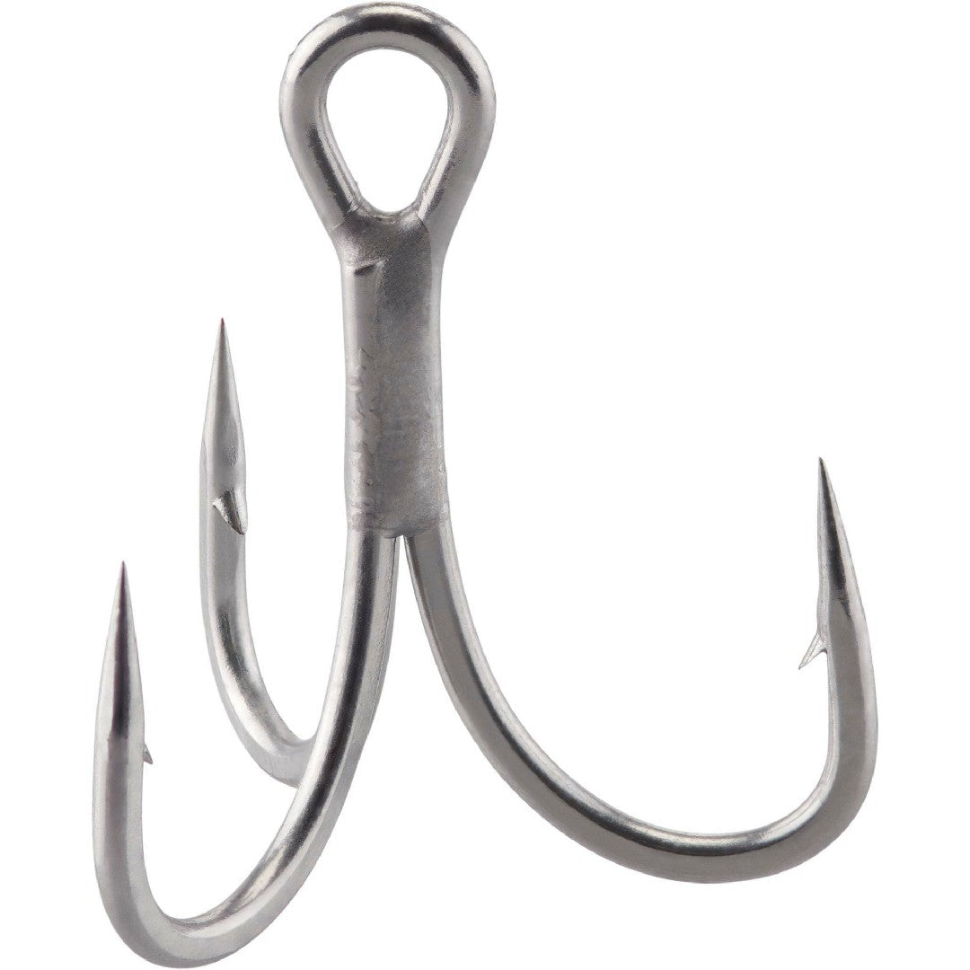 Berkley Fusion19™ Fishing Treble 3X Hooks (Matte Nickel)