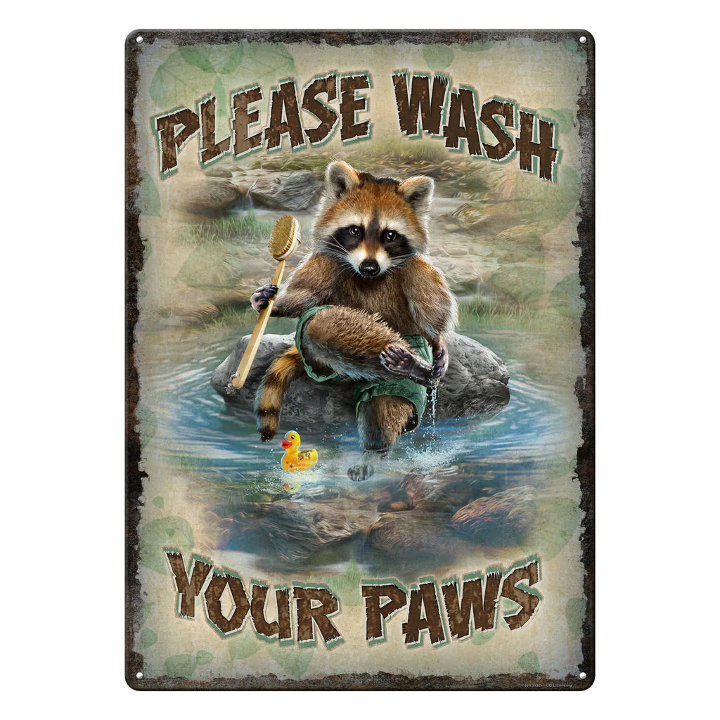 12" x 17" Tin Sign