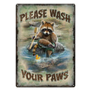 12" x 17" Tin Sign