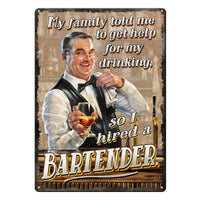 12" x 17" Tin Sign