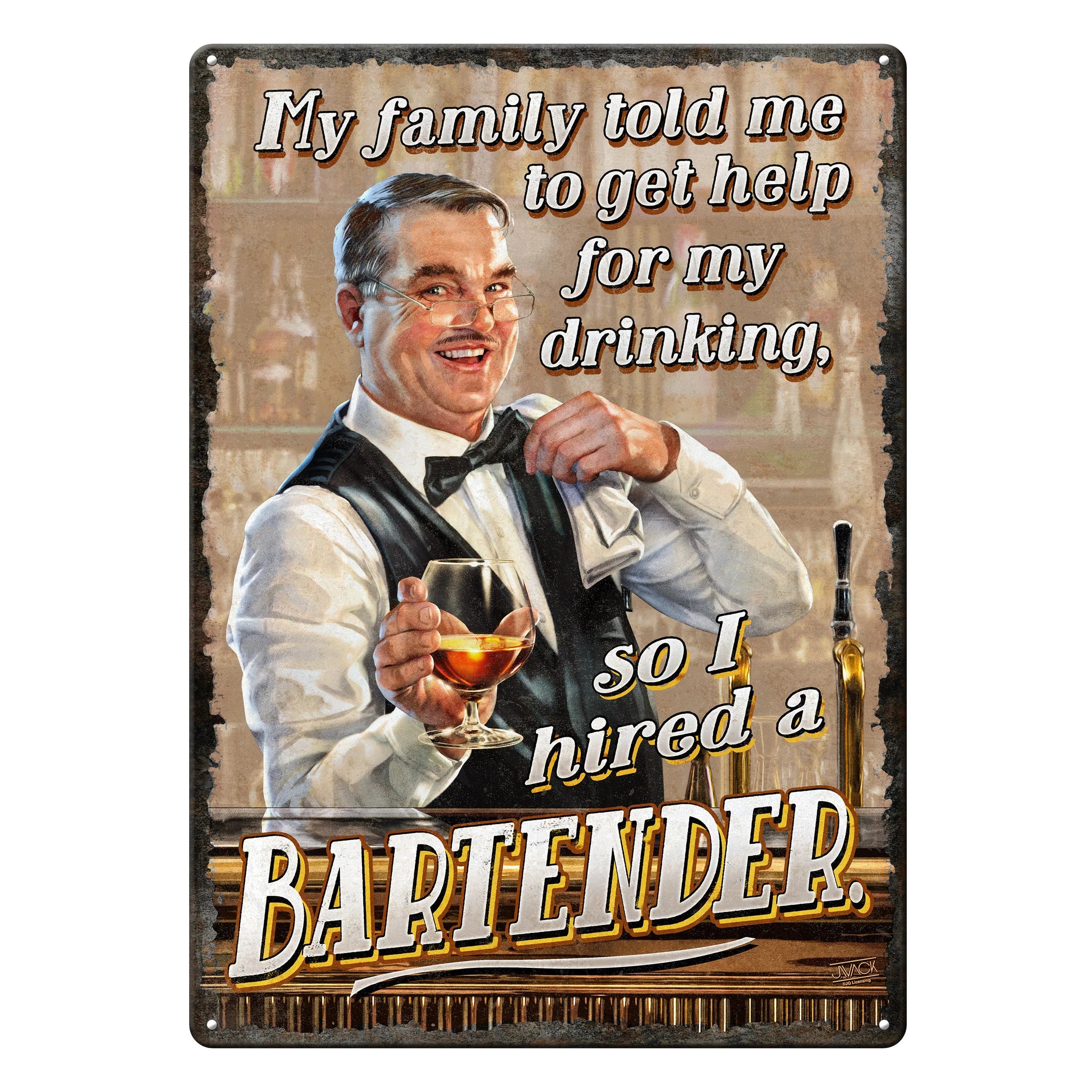 12" x 17" Tin Sign