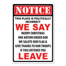 12" x 17" Tin Sign