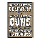 12" x 17" Tin Sign