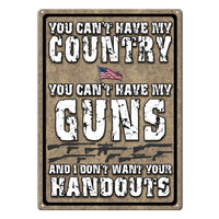 12" x 17" Tin Sign