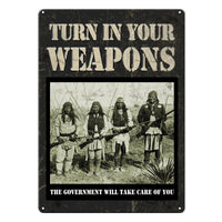 12" x 17" Tin Sign