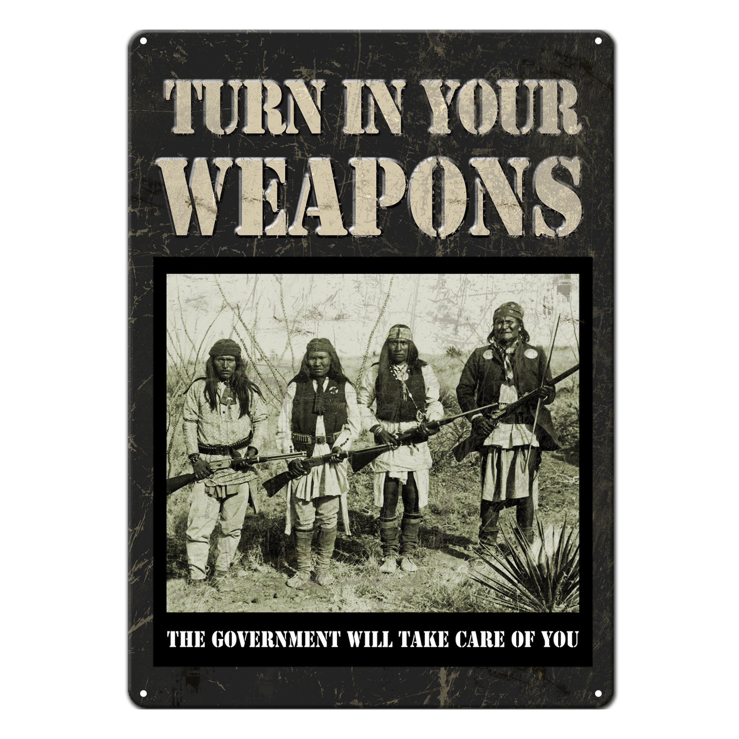 12" x 17" Tin Sign