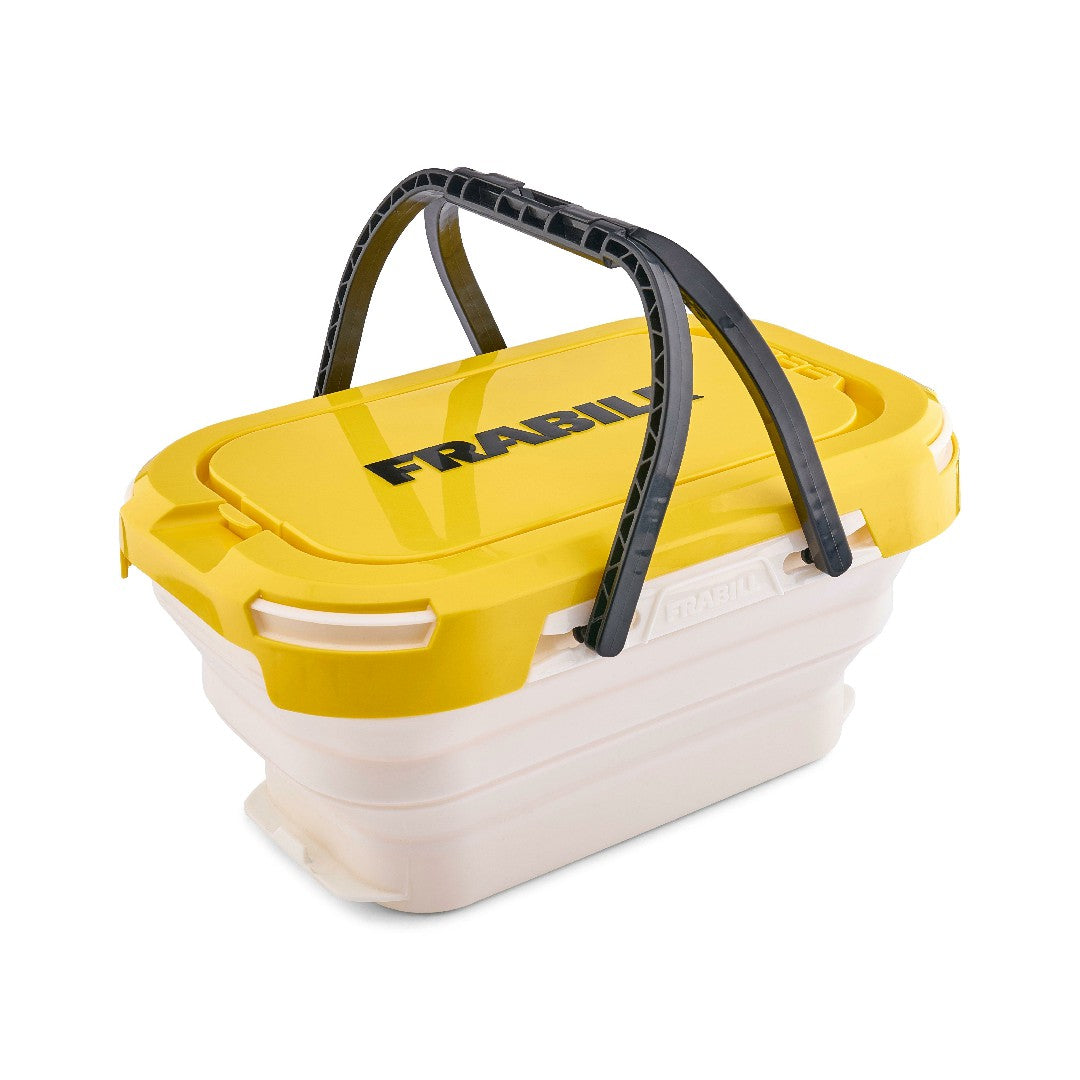 Frabill Bait Buckets | White/Yellow