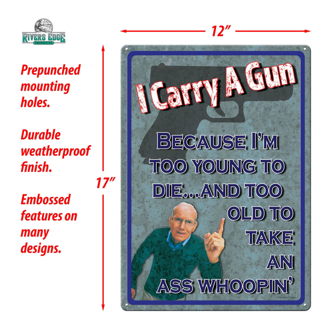 12" x 17" Tin Sign