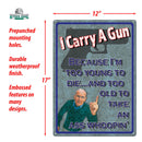 12" x 17" Tin Sign