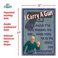 12" x 17" Tin Sign