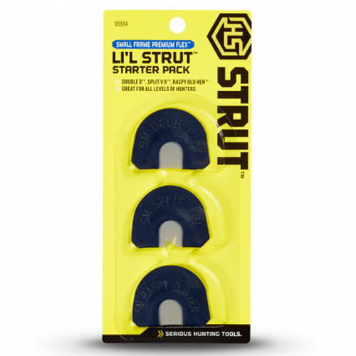 HS Strut -  Gold Premium Flex "Diaphragm 3-Pack" Wild Turkey Calls