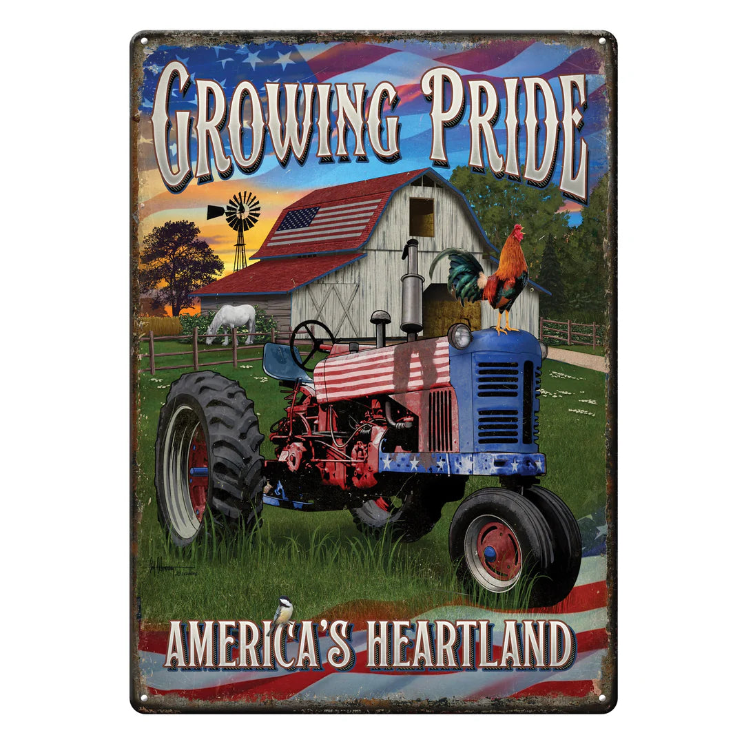 12" x 17" Tin Sign
