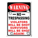 12" x 17" Tin Sign