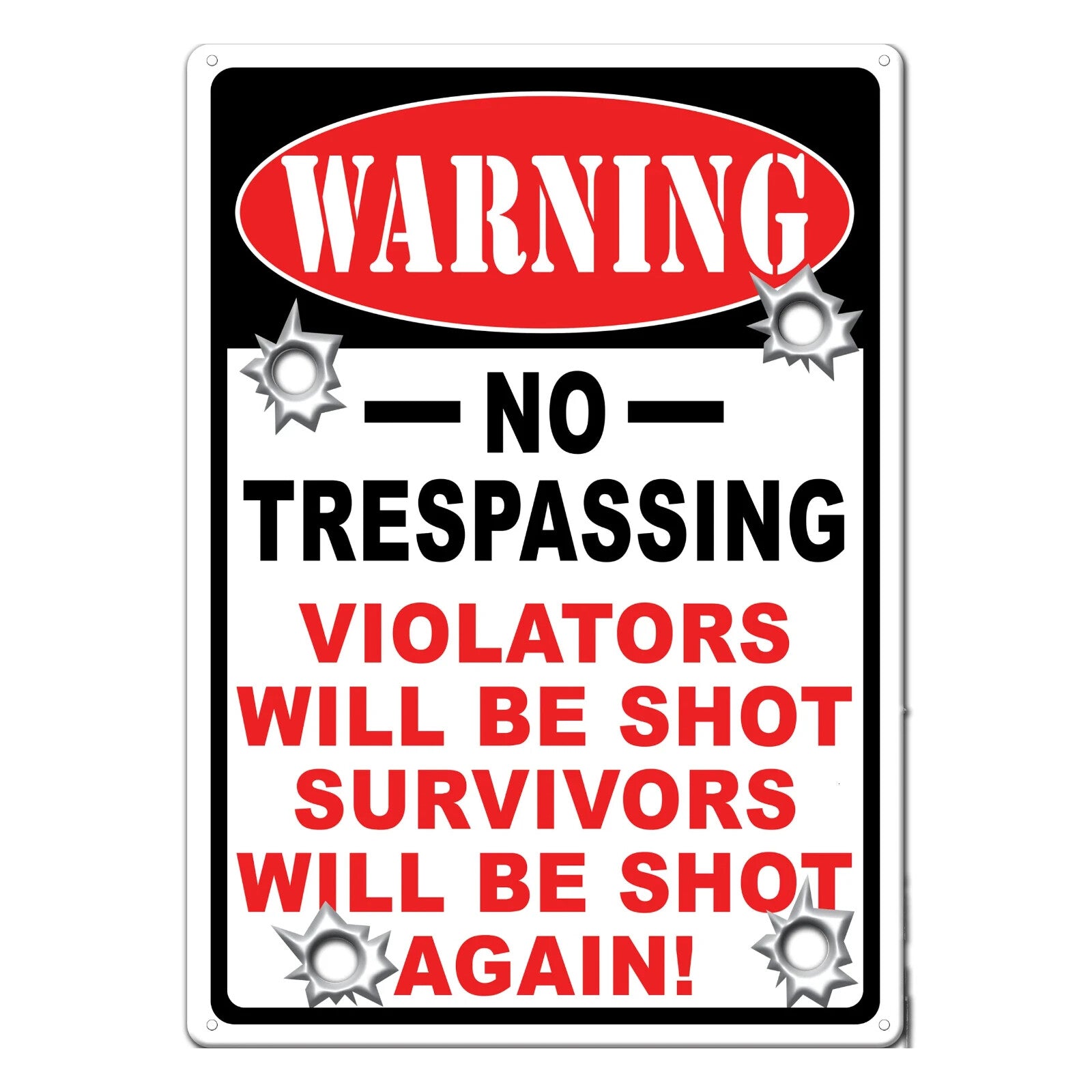12" x 17" Tin Sign