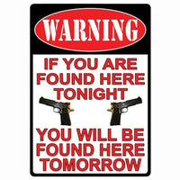 12" x 17" Tin Sign