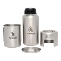 Pathfinder Stainless Steel 32oz. Bottle and Nesting Cup Set