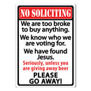 12" x 17" Tin Sign