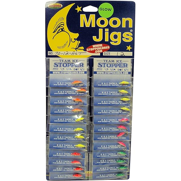 Moon Shad-O Ice Jig Card