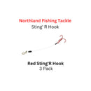 STING'R HOOK / 2" / 3 PACK / RED