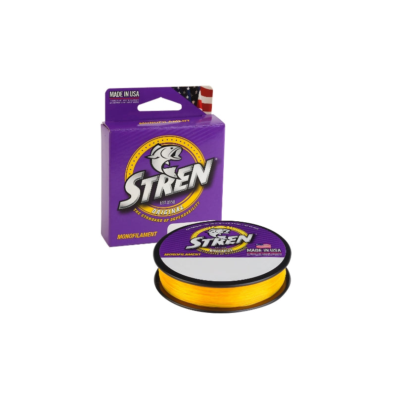 Stren Hi-Vis Monofilament Fishing Line Gold 330yd