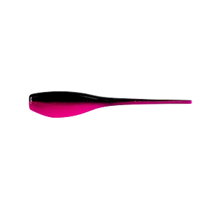 Baby Shad - 2 IN - 18 Pack / Black Hot Pink