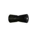 8" Black Rubber Keel Roller