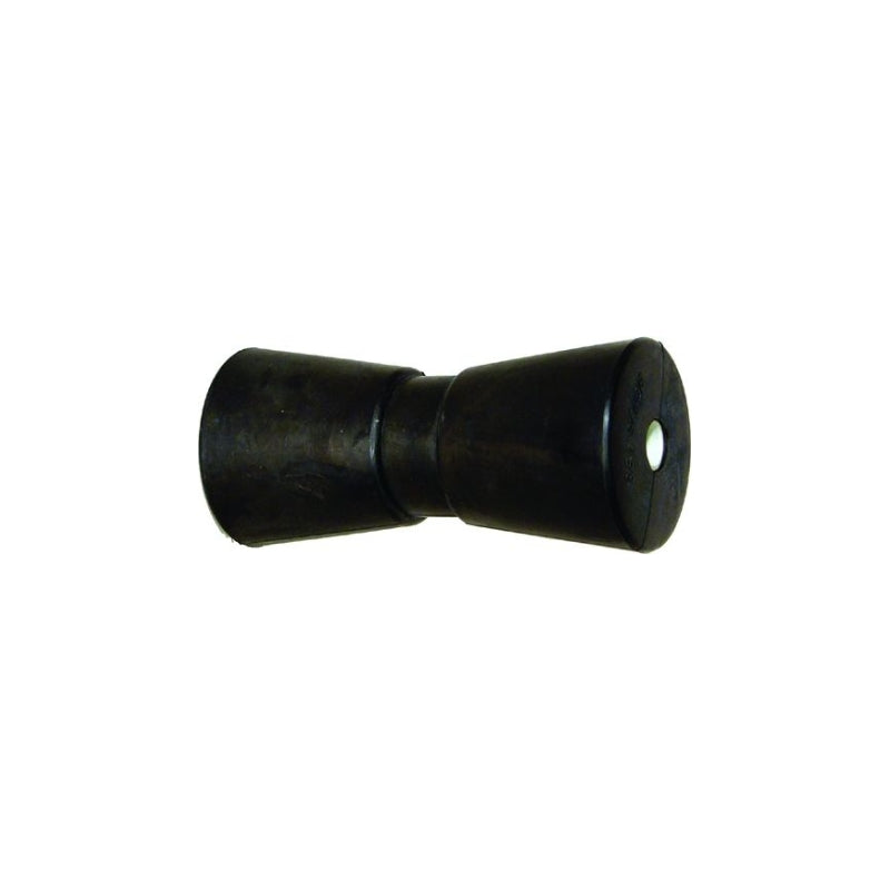 8" Black Rubber Keel Roller