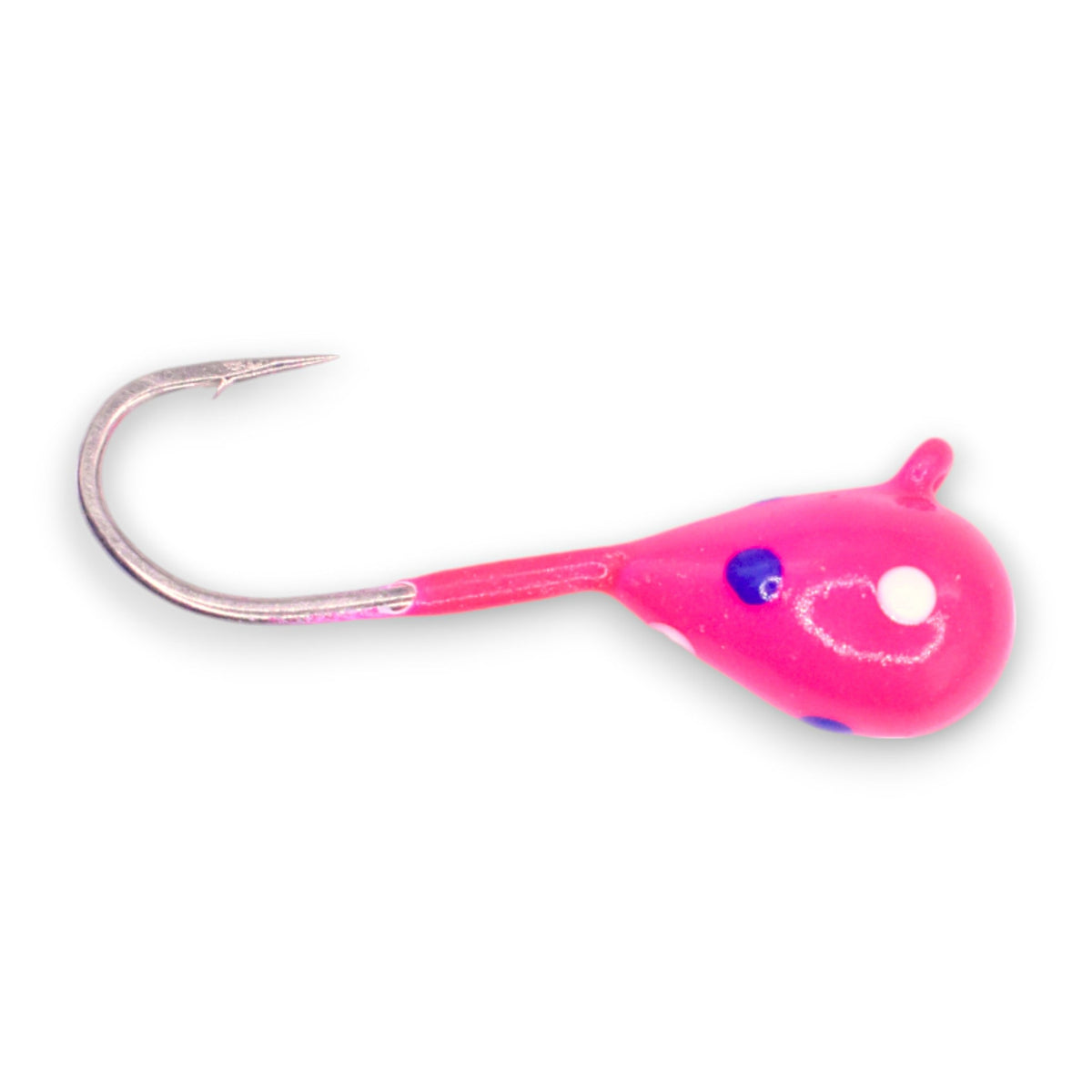 PINK WHITE PURPLE SPOT GLOW / 4mm - #14 Hook